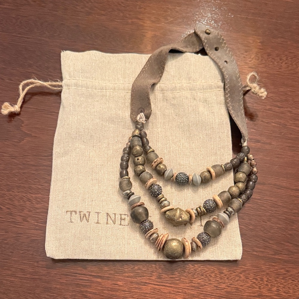 Twine and Twig Layered Classic Pave Necklace